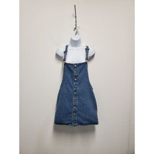 Forever 21 Denim Overall Casual Dress Size Medium